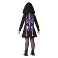 Toddler Pastel Skeleton Hooded Dress Costume at Spencer's