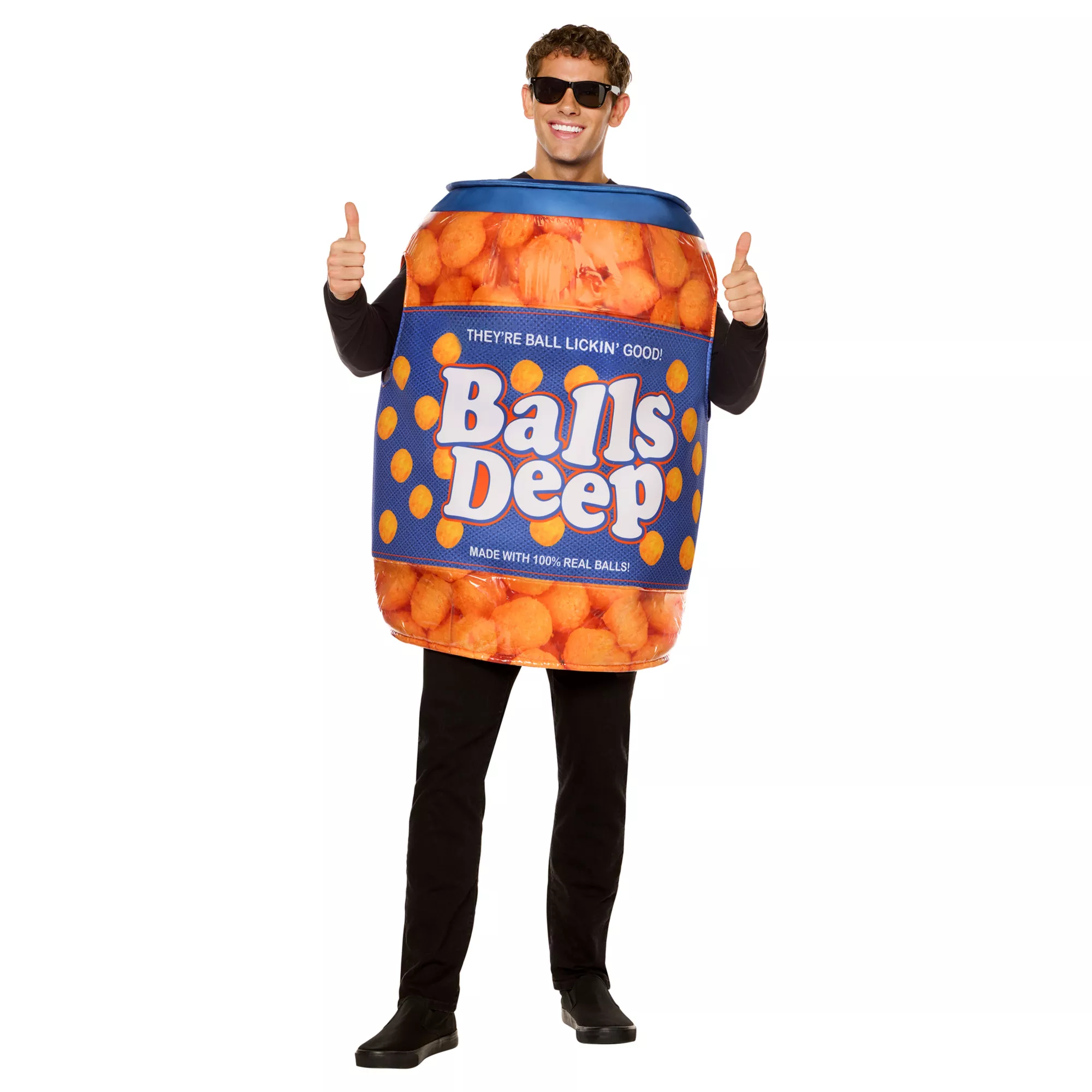 Adult Cheese Balls 3D Costume at Spirit Halloween