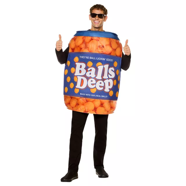 Adult Cheese Balls 3D Costume at Spirit Halloween