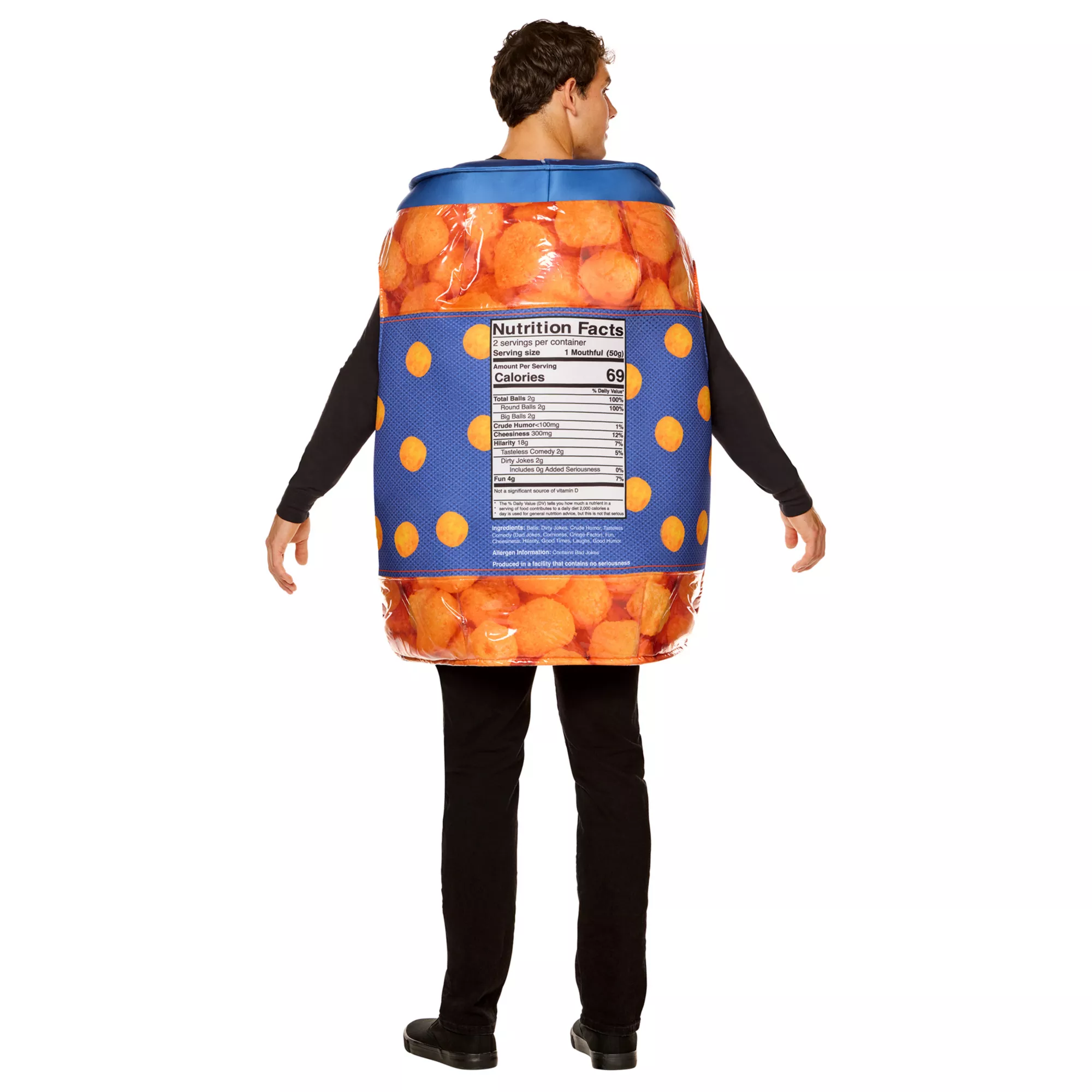 Adult Cheese Balls 3D Costume at Spirit Halloween
