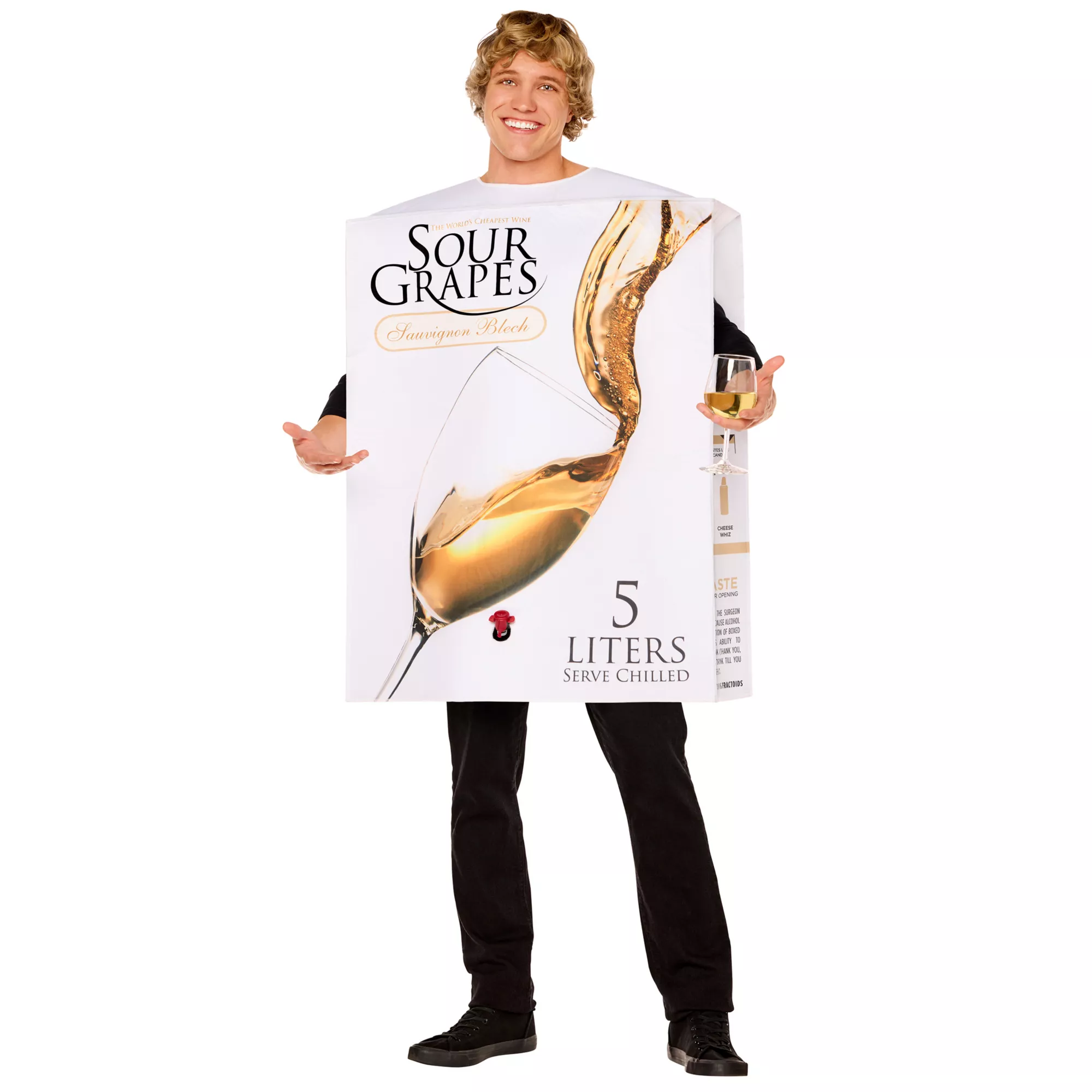 Adult Wine Box 3D Costume at Spirit Halloween