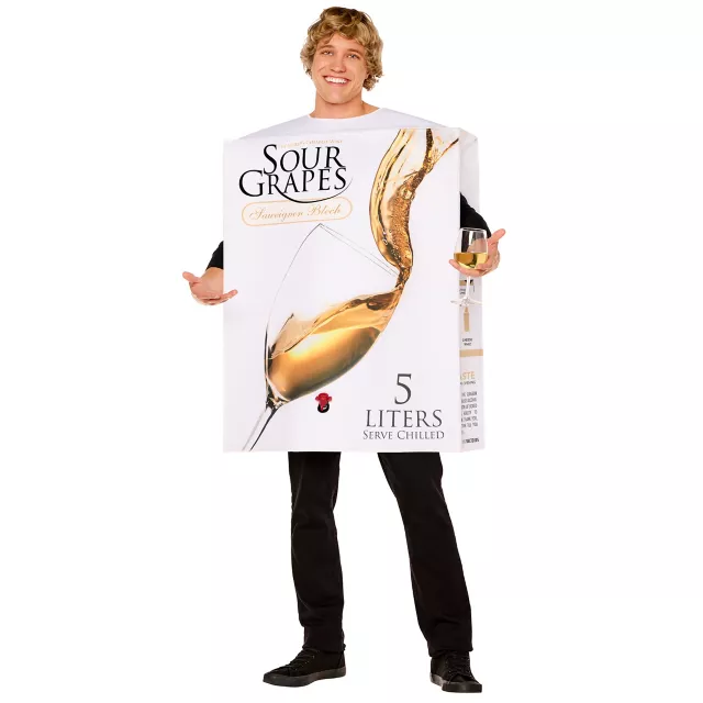 Adult Wine Box 3D Costume at Spirit Halloween