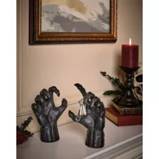 Black Clawed Hand Decoration Set at Spirit Halloween