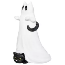 Ghost Kitty Statue at Spirit Halloween