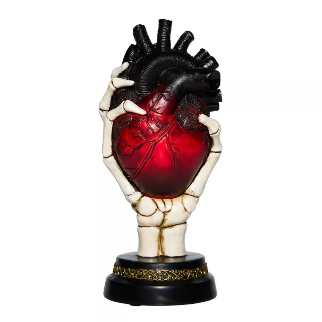 Light-Up Skeleton Heart Tabletop Statue at Spirit Halloween