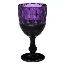 Purple Gothic Glass Goblet at Spirit Halloween