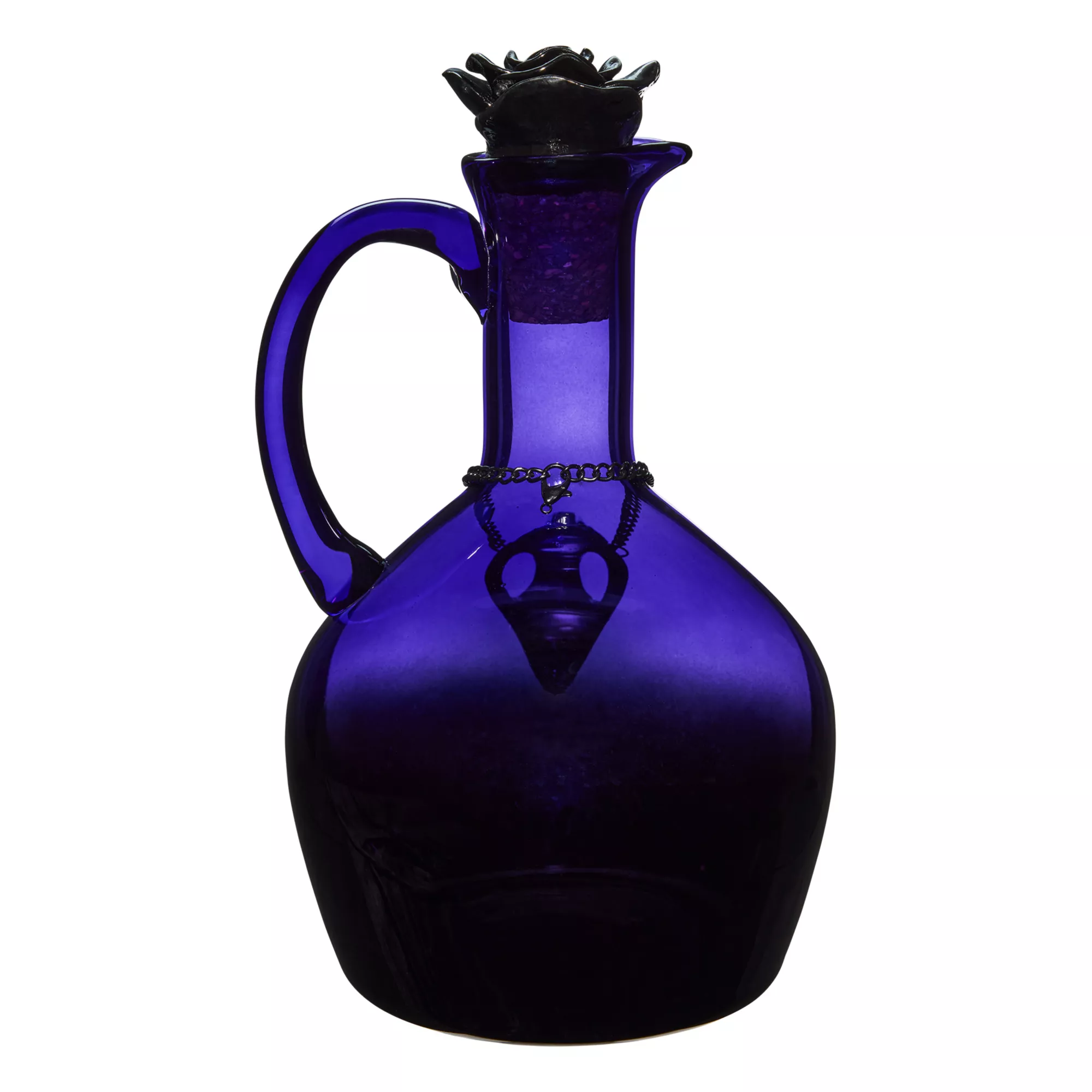 Purple Gothic Glass Rose Decanter at Spirit Halloween