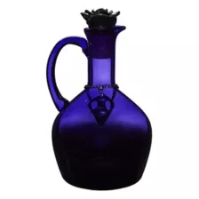 Purple Gothic Glass Rose Decanter at Spirit Halloween
