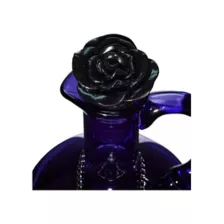 Purple Gothic Glass Rose Decanter at Spirit Halloween