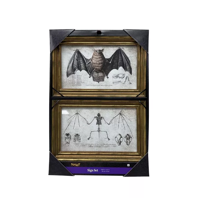 Bat Sign Set - 2 Piece at Spencer's