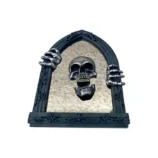 3D Skull Mirror Sign at Spencer's