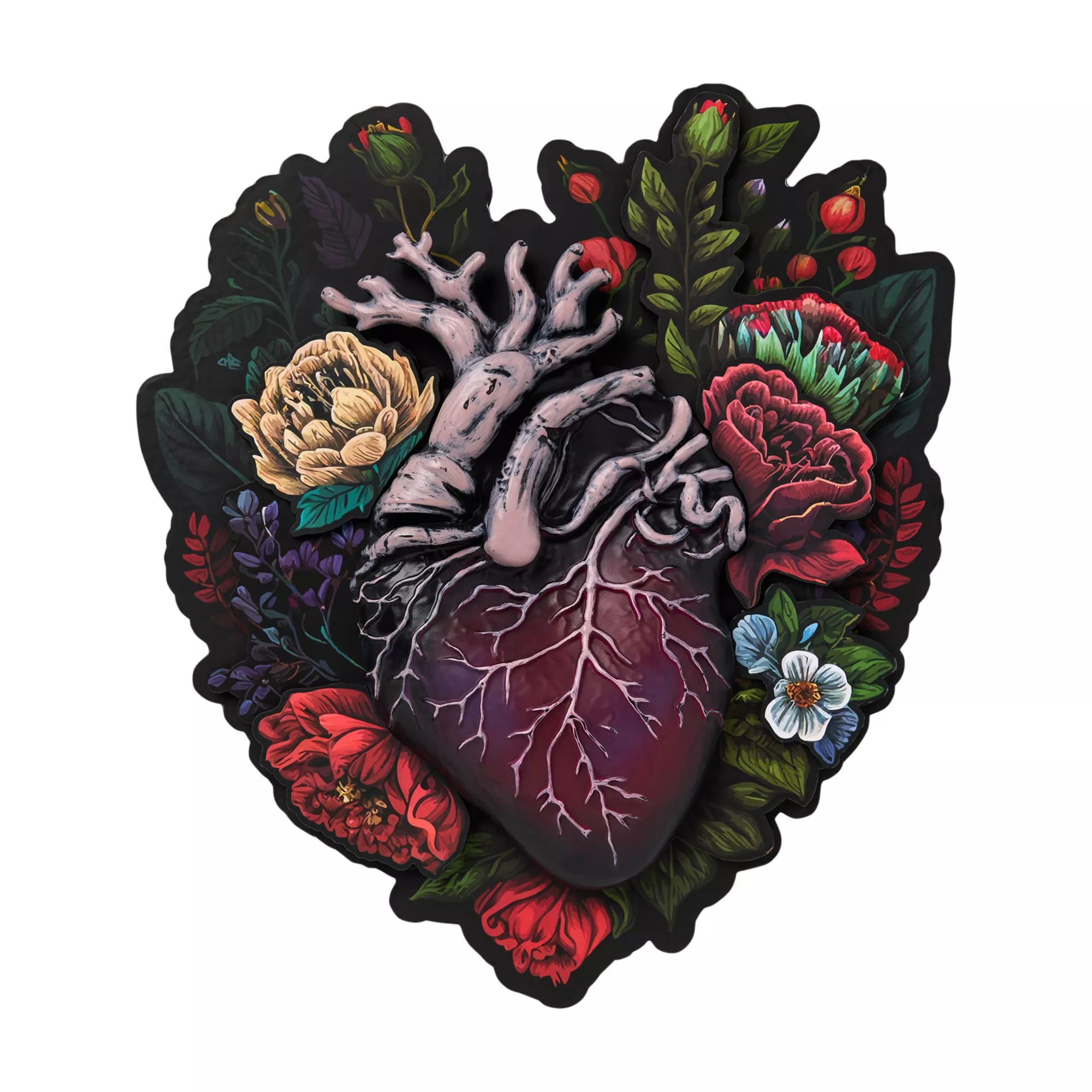 Floral Molded Heart Sign at Spencer's