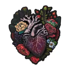 Floral Molded Heart Sign at Spencer's