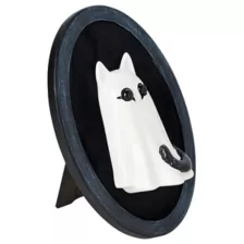 Ghost Kitty Cameo Sign at Spirit Halloween