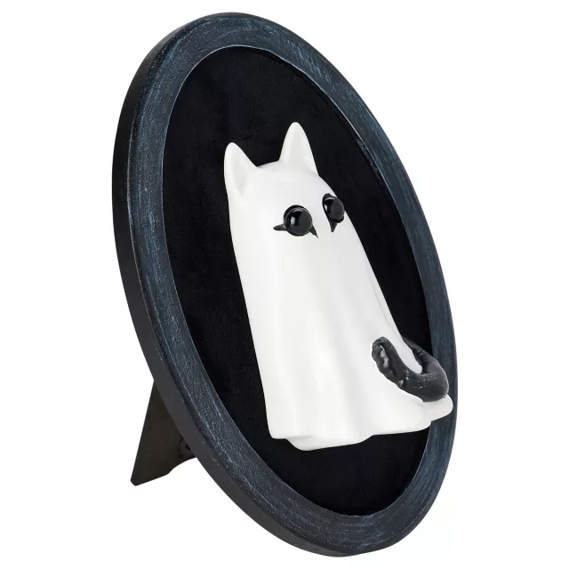Ghost Kitty Cameo Sign at Spirit Halloween