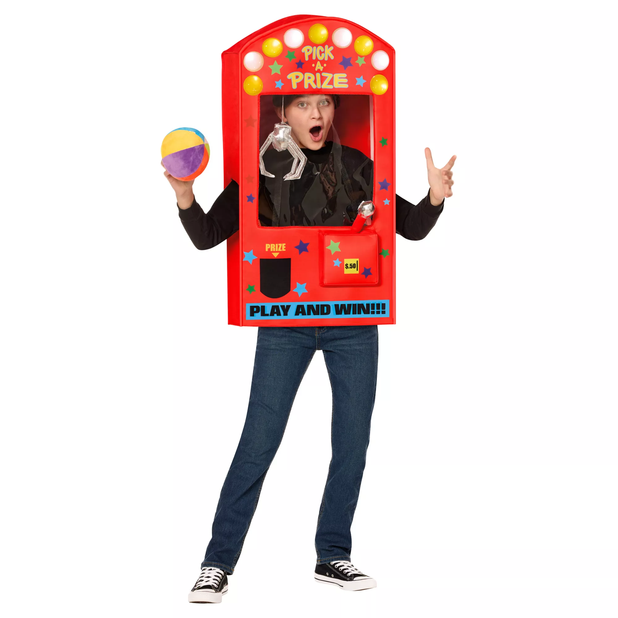 Kids Light-Up Claw Machine 3D Costume at Spirit Halloween