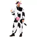 Adult Udderly Awesome Cow Jumpsuit Costume at Spirit Halloween