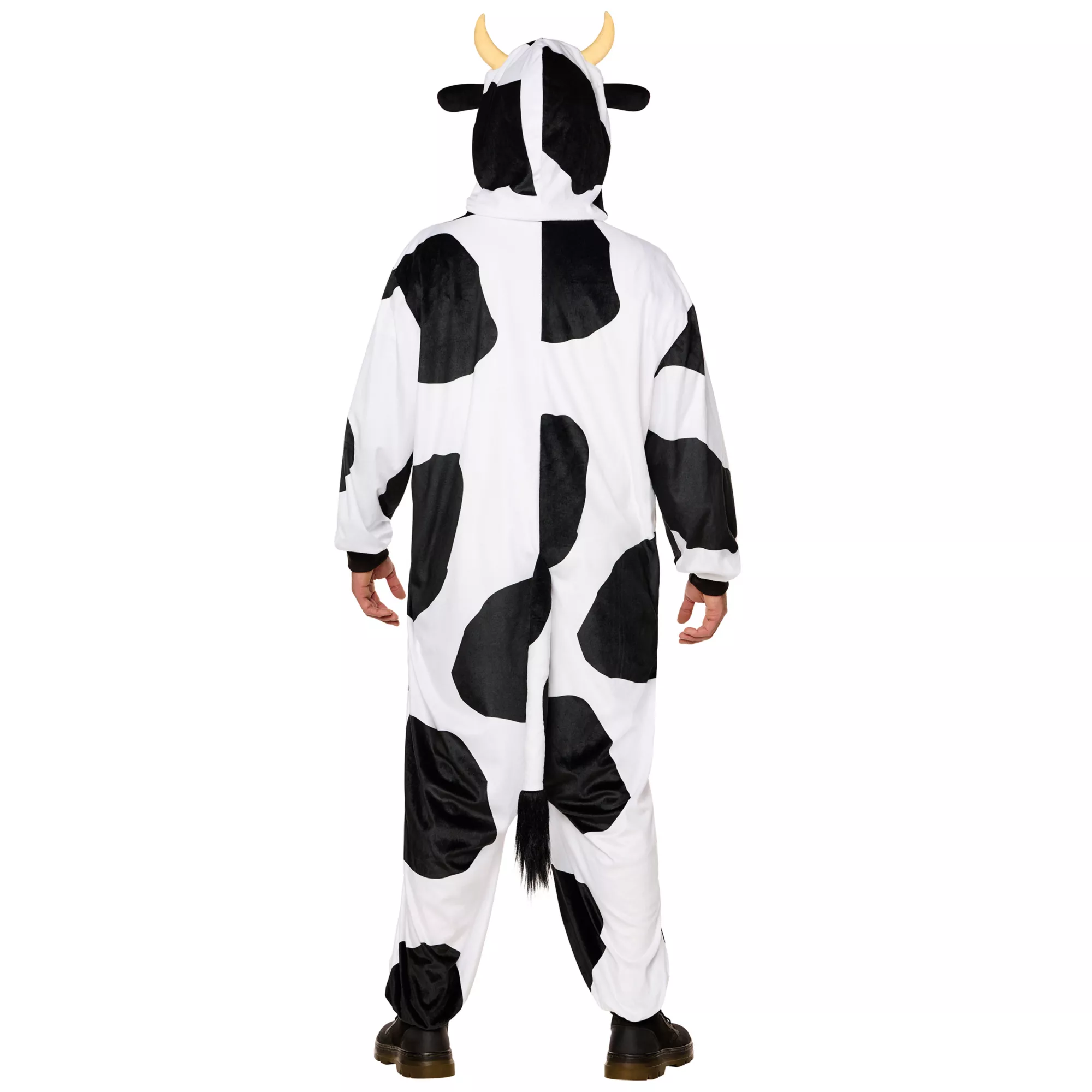 Adult Udderly Awesome Cow Jumpsuit Costume at Spirit Halloween