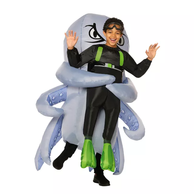 Kids Light Up Octopus Pick Me Up Inflatable Costume at Spirit Halloween