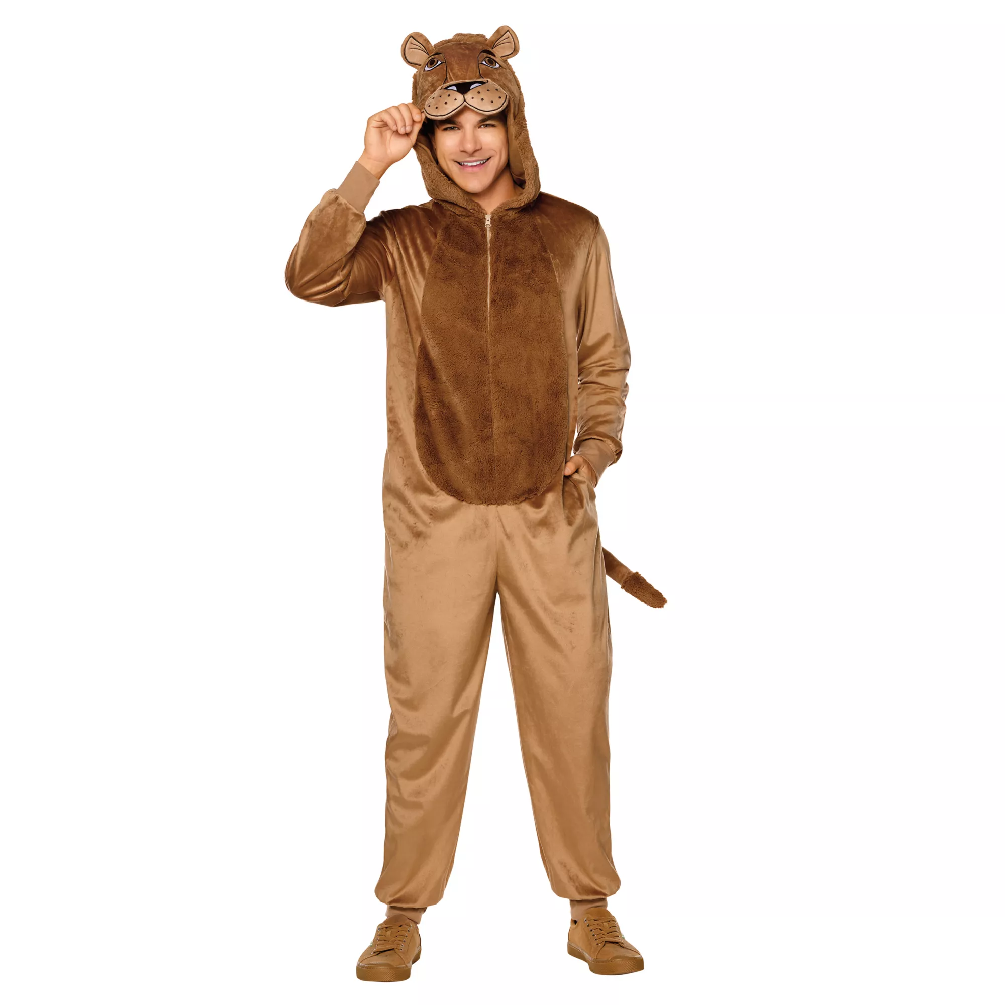 Adult Lion Jumpsuit Costume at Spirit Halloween