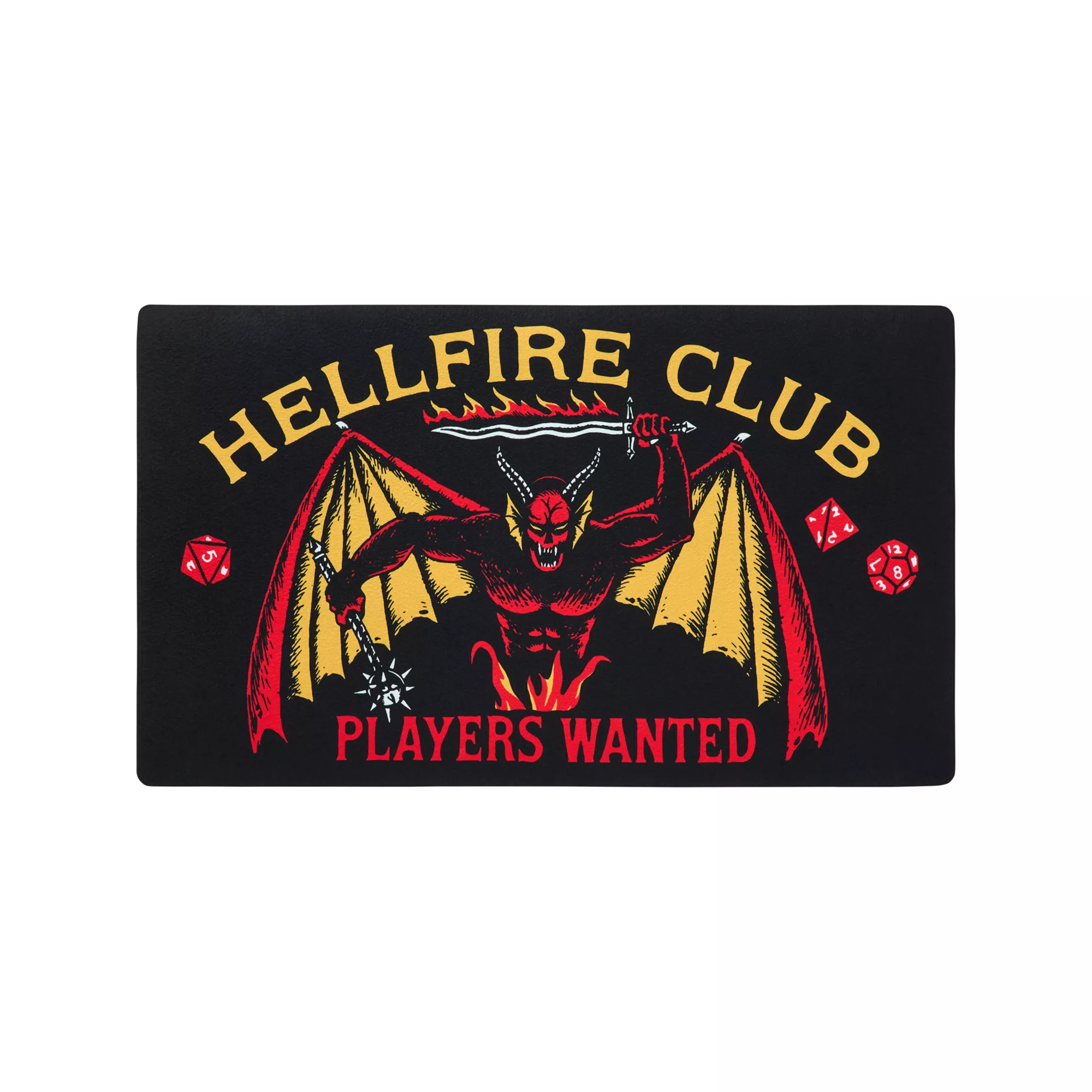 Hellfire Club Players Wanted Doormat -  Stranger Things at Spencer's
