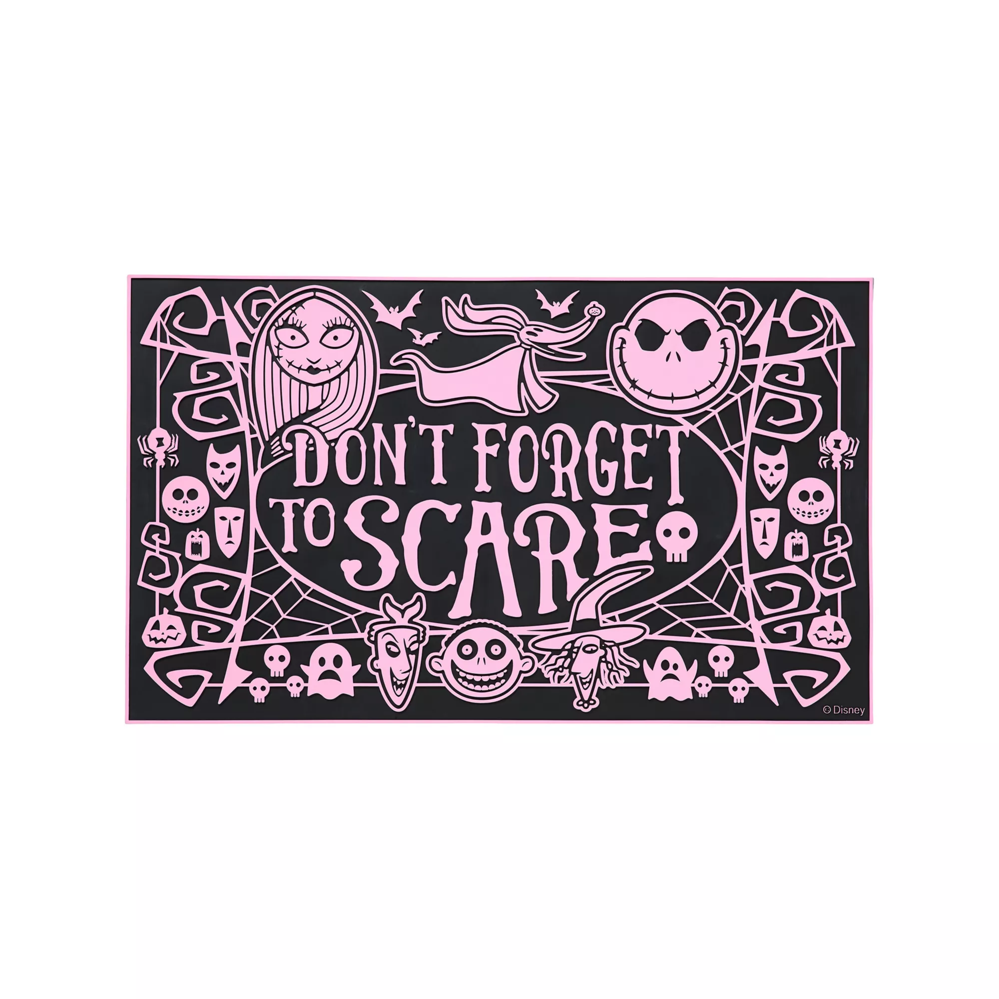 Don't Forget to Scare Doormat -  The Nightmare Before Christmas at Spencer's