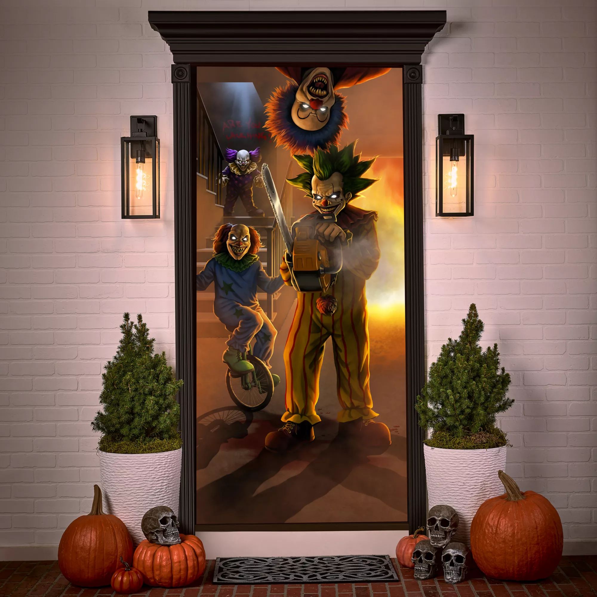 Sinister Circus Door Cover at Spirit Halloween