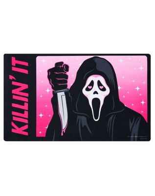 Ghost Face Pink Doormat