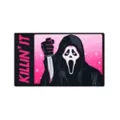 Ghost Face Pink Doormat at Spencer's