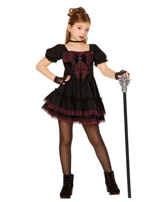 short black vampire dress Dark In Love Gothic Vampire Velvet Dress