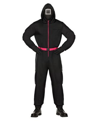 Adult Black Guard Costume - Squid Game
