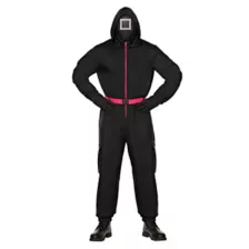 Adult Black Guard Costume - Squid Game at Spirit Halloween