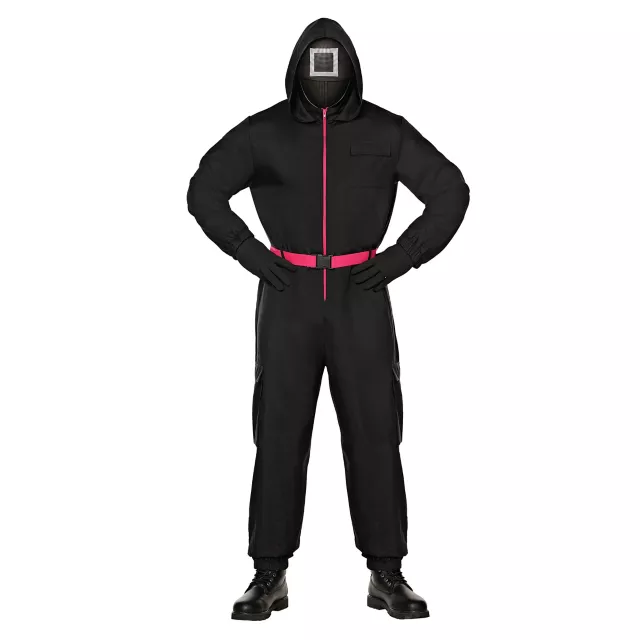 Adult Black Guard Costume - Squid Game at Spirit Halloween