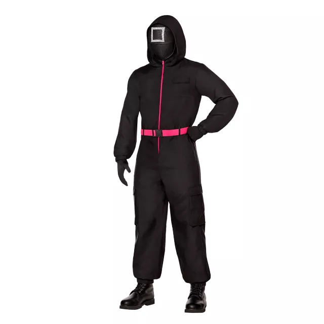 Adult Black Guard Costume - Squid Game at Spirit Halloween