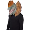 Dilophosaurus Full Mask - Jurassic Park at Spirit Halloween
