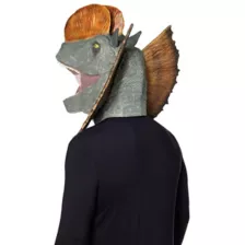 Dilophosaurus Full Mask - Jurassic Park at Spirit Halloween