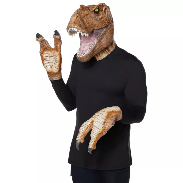 T-Rex Full Mask and Claws Set - Jurassic Park at Spirit Halloween