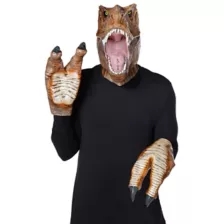 T-Rex Full Mask and Claws Set - Jurassic Park at Spirit Halloween