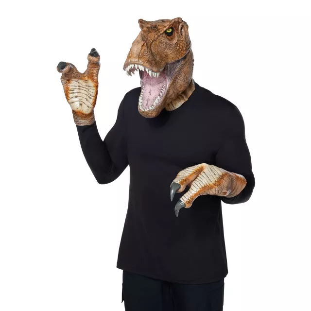 T-Rex Full Mask and Claws Set - Jurassic Park at Spirit Halloween