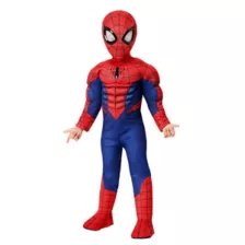 Toddler Spider-Man Classic Muscle Suit Costume - Marvel at Spirit Halloween