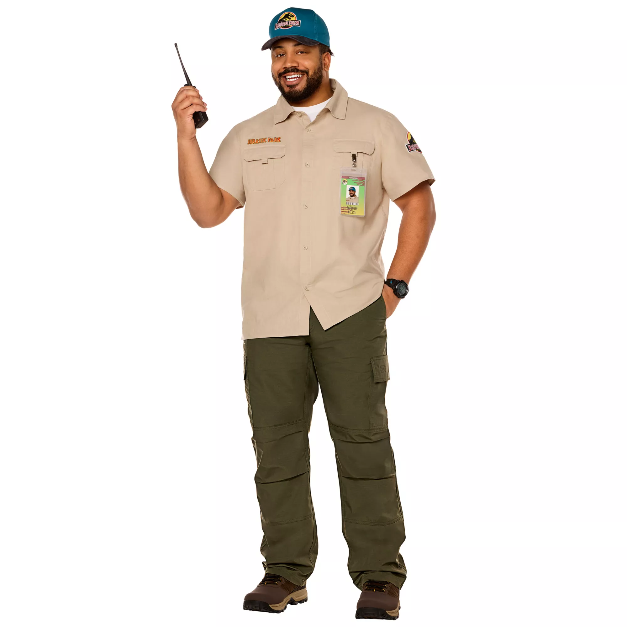 Adult Jurassic Park Work Shirt Costume Kit at Spirit Halloween