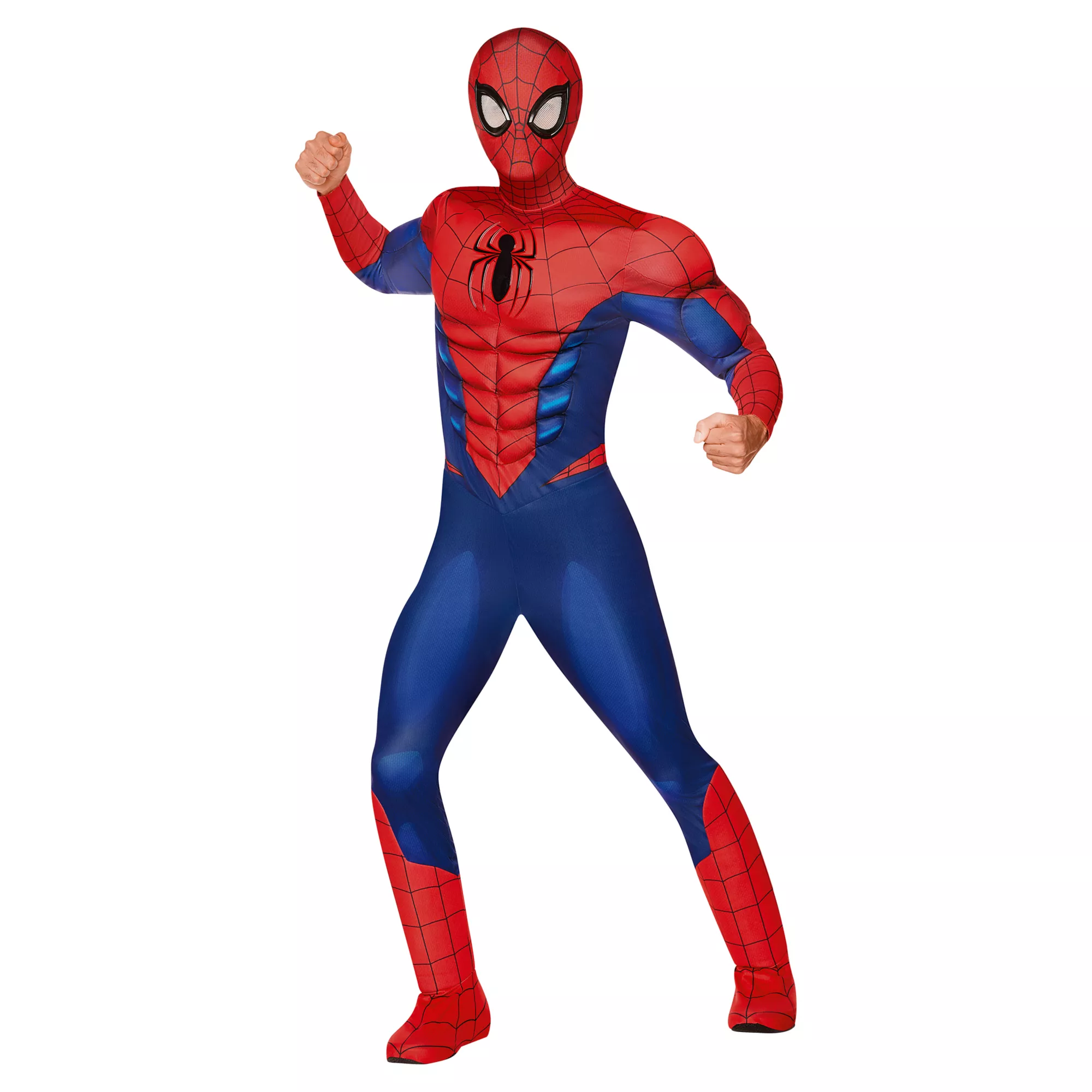 Adult Spider-Man Muscle Suit Costume - Marvel at Spirit Halloween