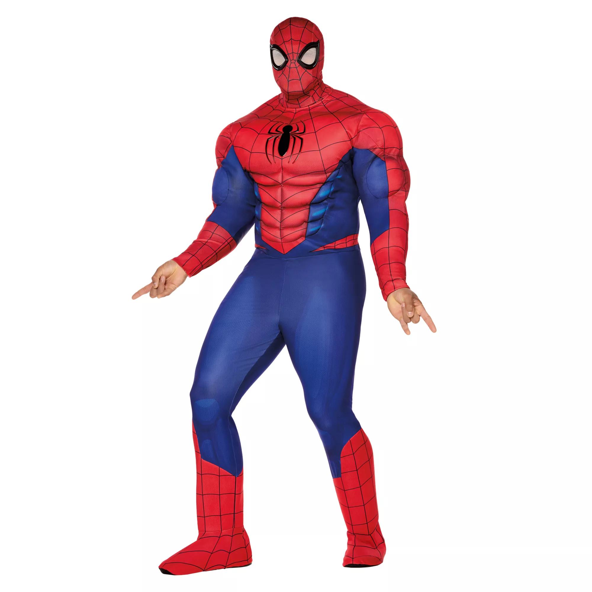 Adult Spider-Man Muscle Suit Costume - Marvel at Spirit Halloween