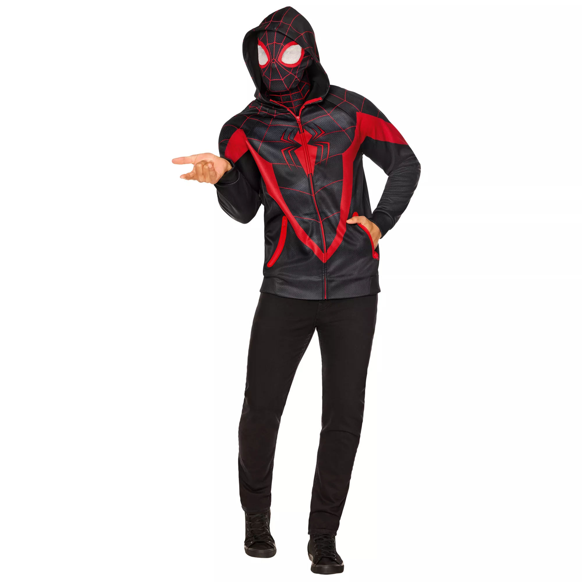 Adult Miles Morales Costume Top and Mask - Spider-Man Classic at Spirit Halloween