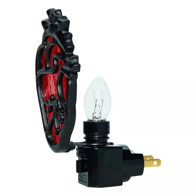 Stained Glass Anatomical Heart Nightlight at Spirit Halloween