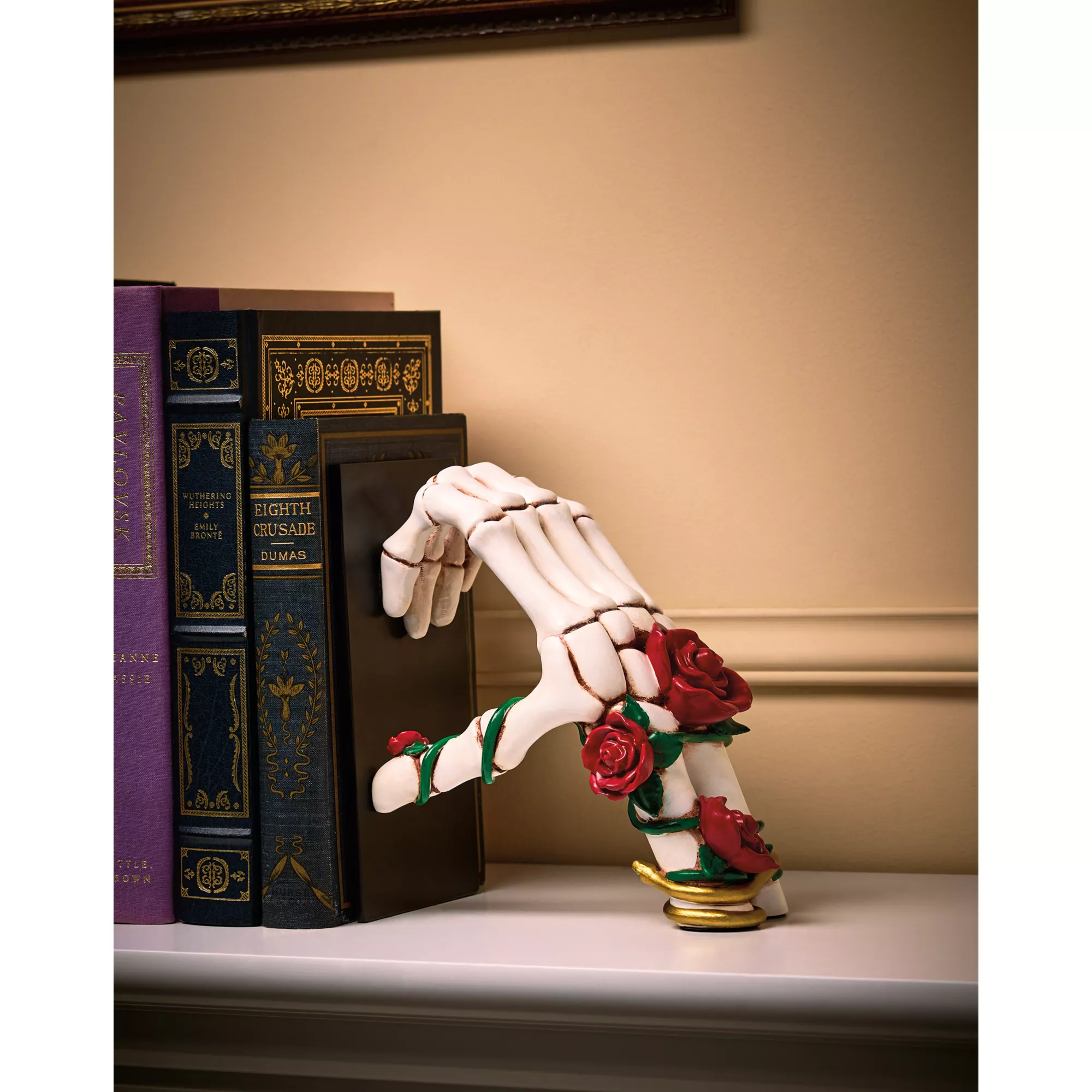 Enchanted Skeleton Heart Bookends at Spirit Halloween