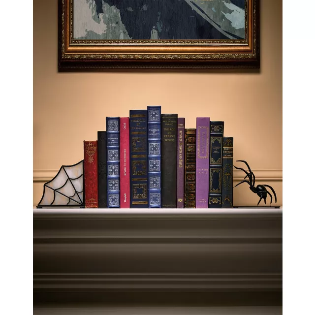 Enchanted Spider and Web Bookends at Spirit Halloween