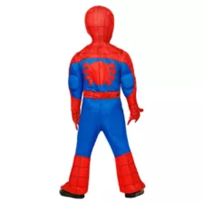 Toddler Spider-Man Muscle Suit Costume - Spidey and His Amazing Friends at Spirit Halloween