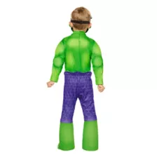 Toddler Hulk Muscle Jumpsuit Costume - Spidey and His Amazing Friends at Spirit Halloween