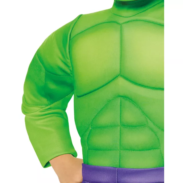 Toddler Hulk Muscle Jumpsuit Costume - Spidey and His Amazing Friends at Spirit Halloween